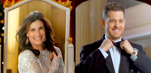 Idina Menzel and Michael Bublé