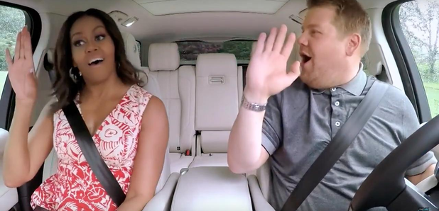 Michelle Obama and James Corden Carpool Karaoke